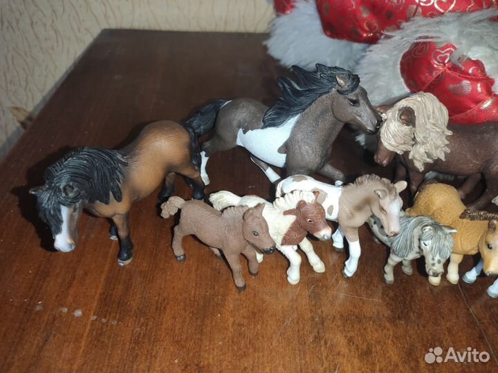 Фигурки лошадей шляйх пони игрушки schleich