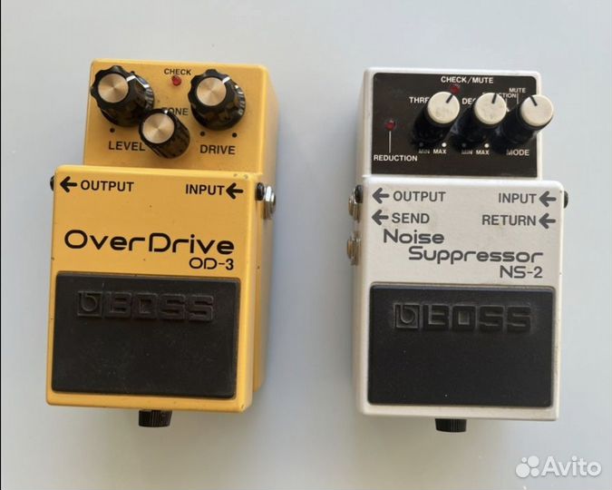 Гитарные педали Boss NS2 и OD3