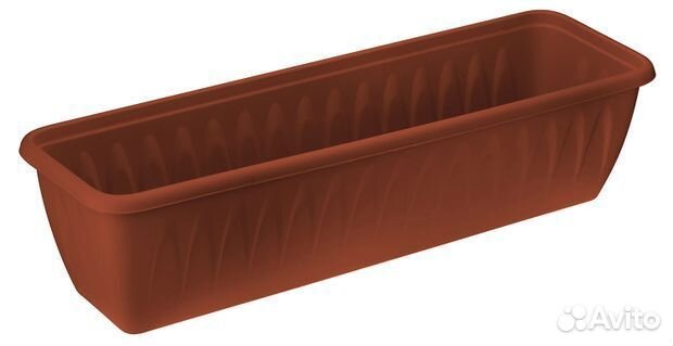 Балконный ящик терракотовый, 60 см