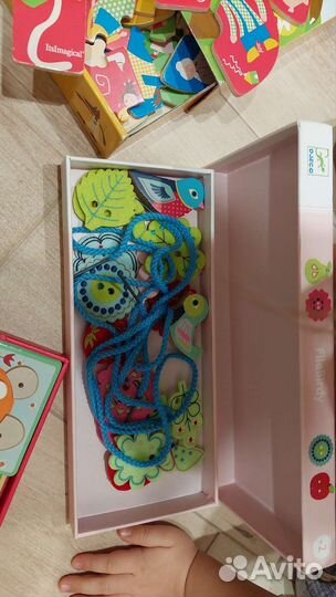 Разв.игрушки djeco, ELC, ravensburger, larsen