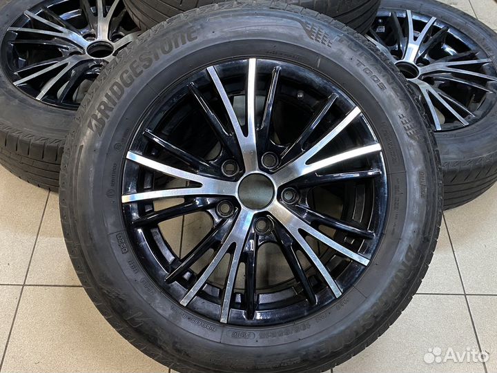 Комплект литых дисков r15 + Bridgestone Turanza
