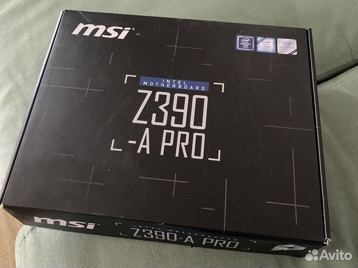 Материнская плата msi z390 a-pro