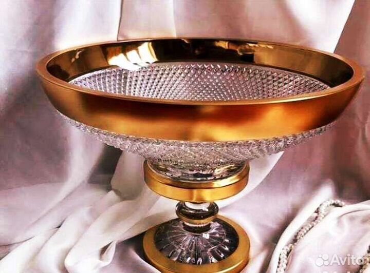 Фруктовница Чехия. Фелиция Bohemia 20 см 100 ориг