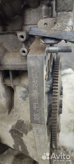 Двигатель 1.6 Рено Флюенс Меган3 разбор