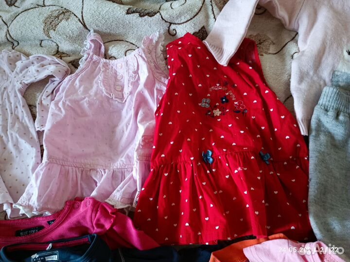 Детские вещи пакетом для девочек 80 86