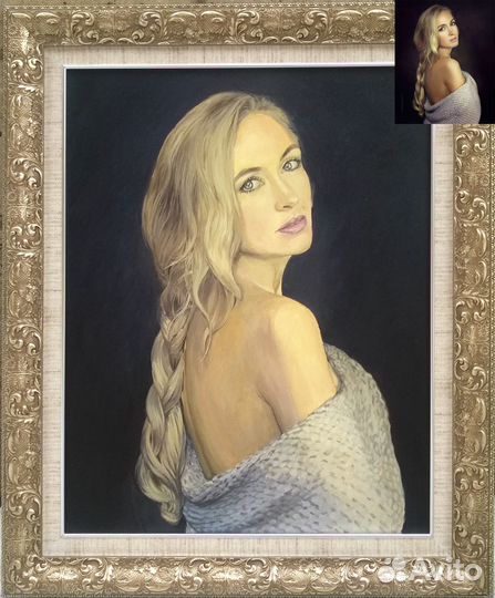 Пишу портреты маслом на холсте высокое качество