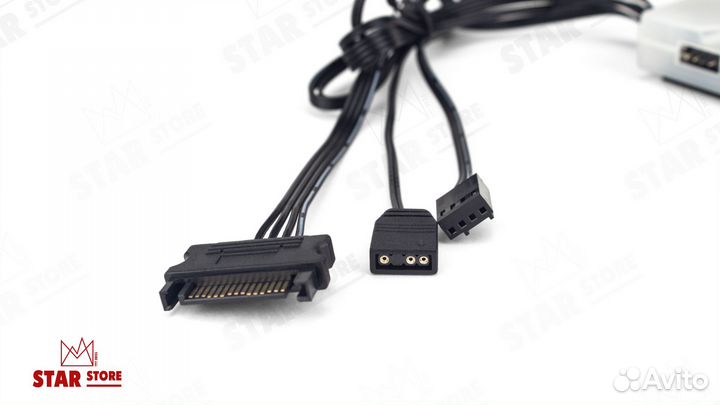 Новый Argb Контроллер PWM на 6 кулеров с пультом