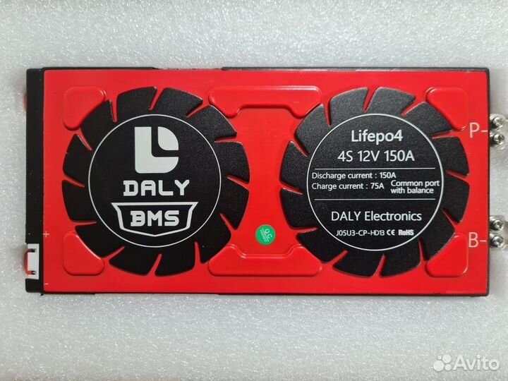Плата контроля BMS lifepo4 4S 12V 150A