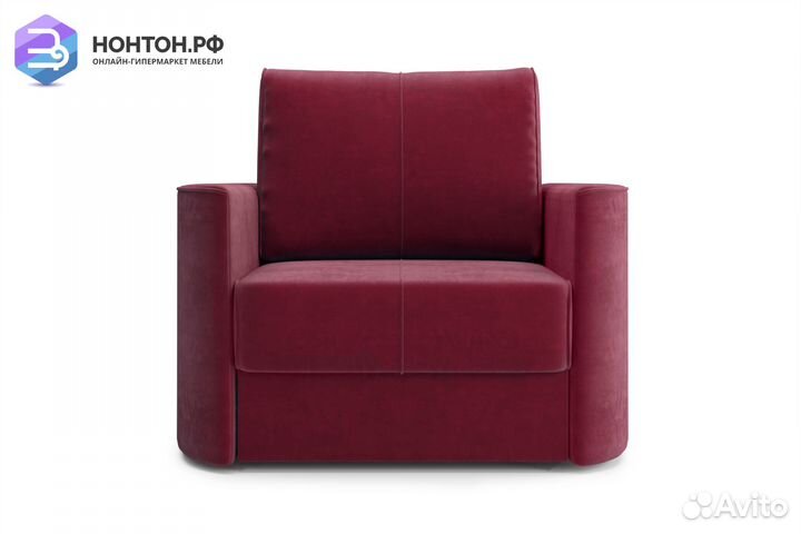 Кресло еврокнижка Колибри бордовое