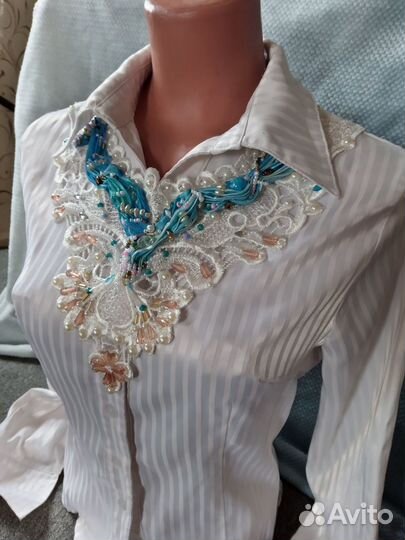 Продам кружевные воротнички с отделкой