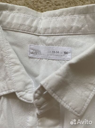 Рубашка zara для мальчика 164