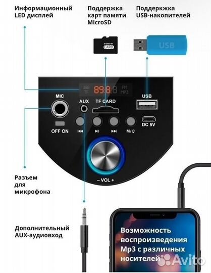 Беспроводная колонка Defender G 108 новая