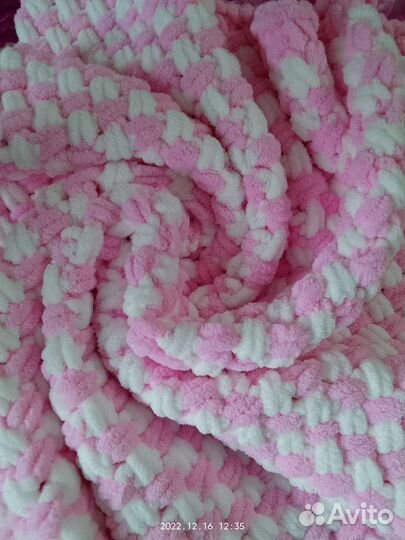 Плед детский плюшевый