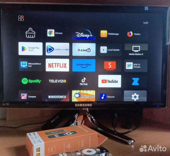 Прошитая Андроид тв приставка Stick Android 12