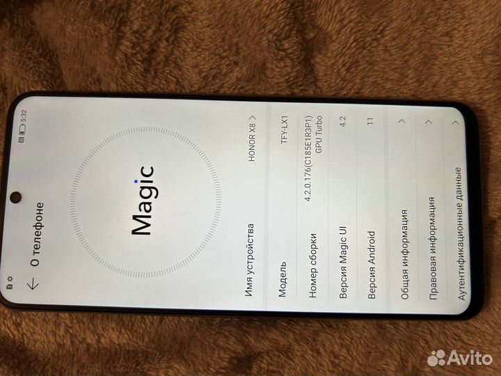 Телефон Honor x8