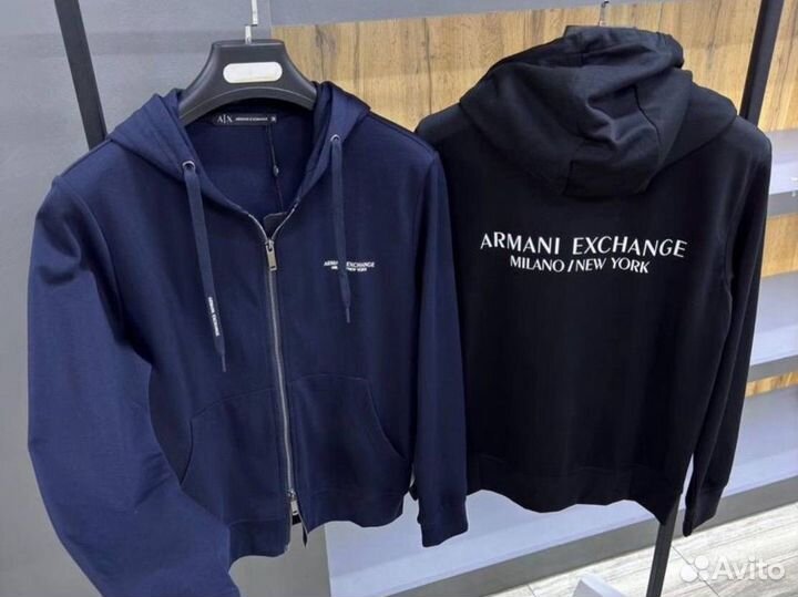 Зип худи Armani Exchange Milano New York