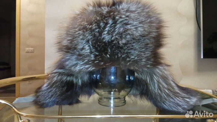 Шапка зимушка чернобурка