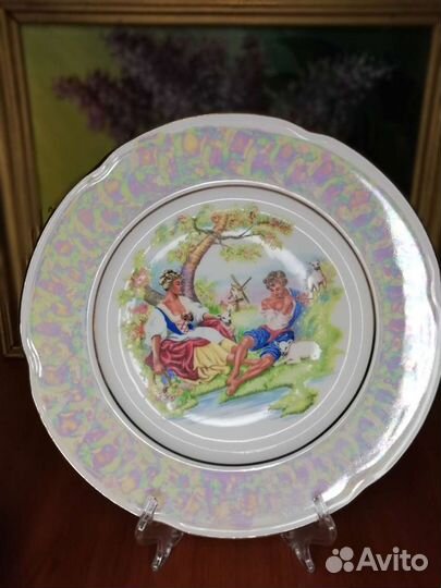 Тарелки Мадонна, Чайка, СССР, кобальт