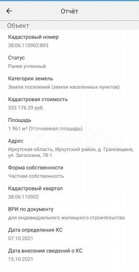 Участок 20 сот. (ИЖС)