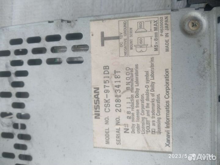 Автомагнитола Nissan