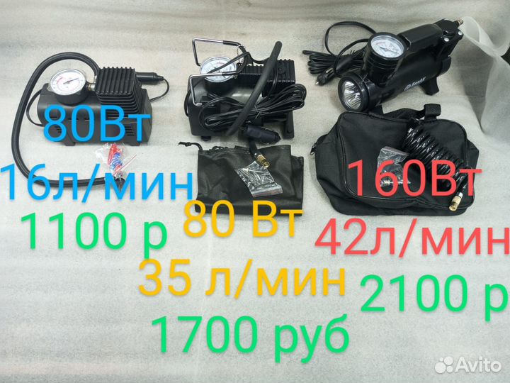 Компрессор автомобильный для подкачки колес