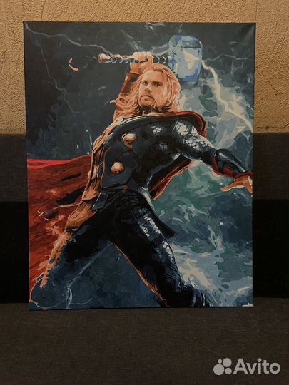 Картины по номерам (готовые)