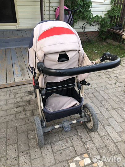 Коляска прогулочная с большими колесами