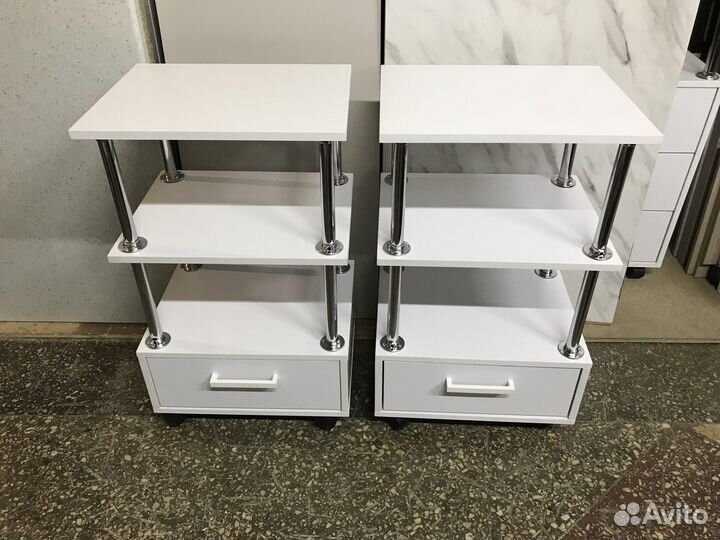 Тележка, тумба, этажерка с ящиком на колесиках