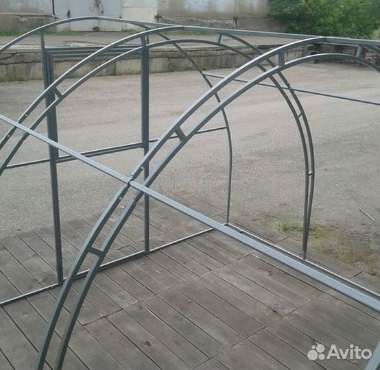 Каркас теплицы Двойная дуга Арочная профиль 20*20