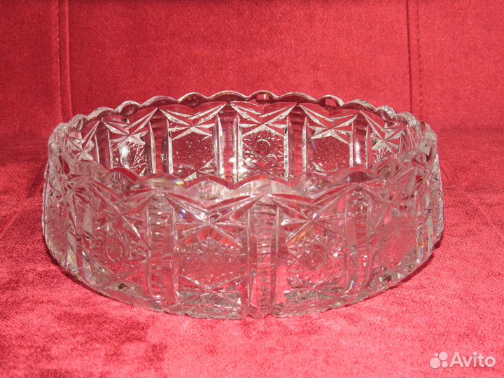 Хрустальная ваза Чехия