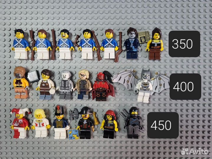 Более 150 фигурок Лего разных серий