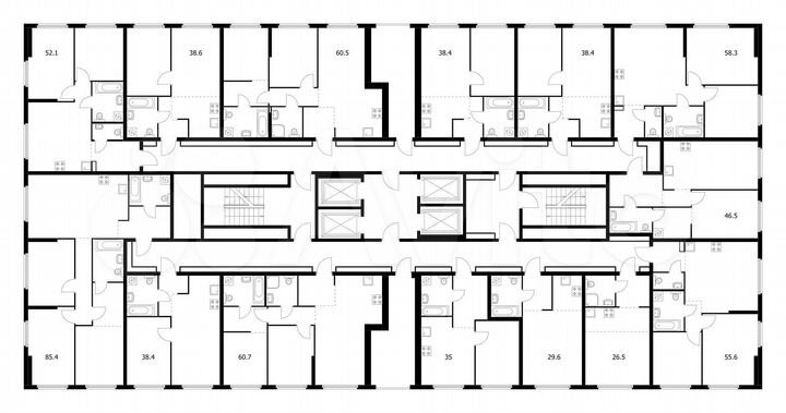1-к. квартира, 35 м², 32/32 эт.