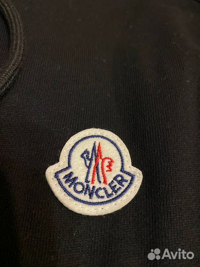 Зип худи Moncler черная