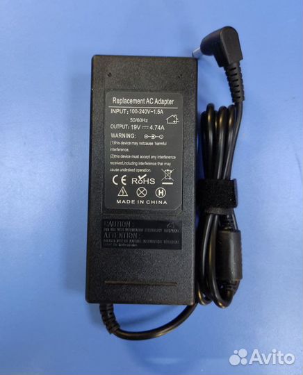 Блок питания для ноутбука asus 19V 4.74A 5.5 x 2.5