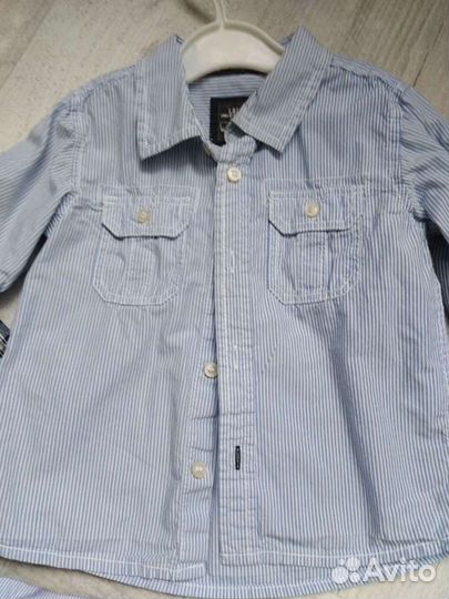Рубашка на мальчика от 80 до 104 рост