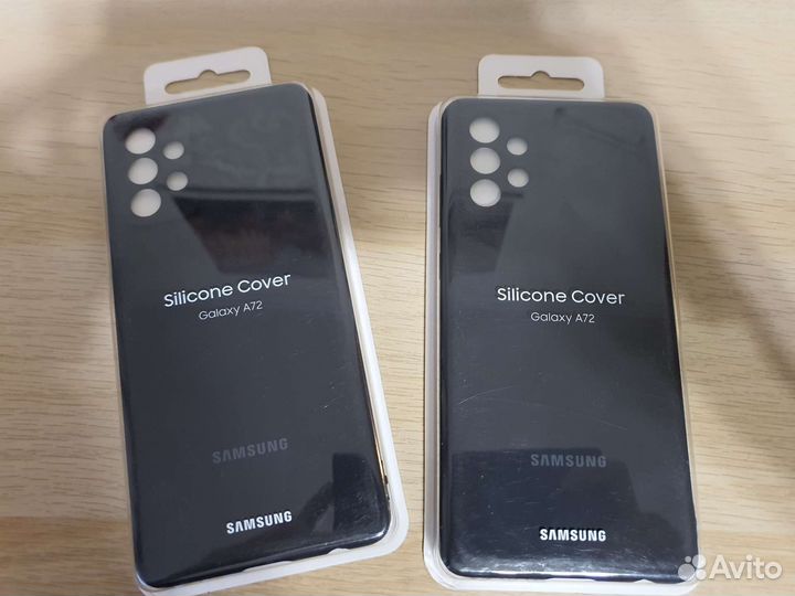 Оригинальный чехол Samsung A72 Silicone Cover