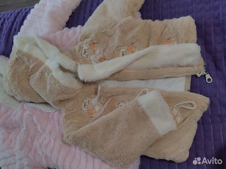 Теплая кофта для девочки
