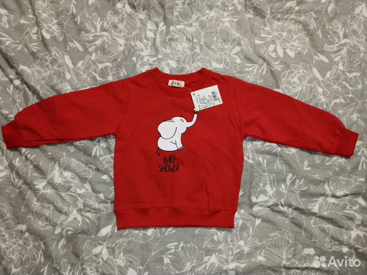 Свитшот новый одежда для девочки 104