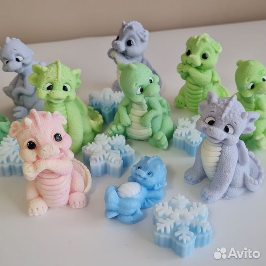 Мыло дракончик ручной работы на новый год