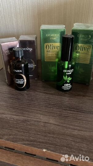 Масло доя волос, маска для лица, тканевая маска