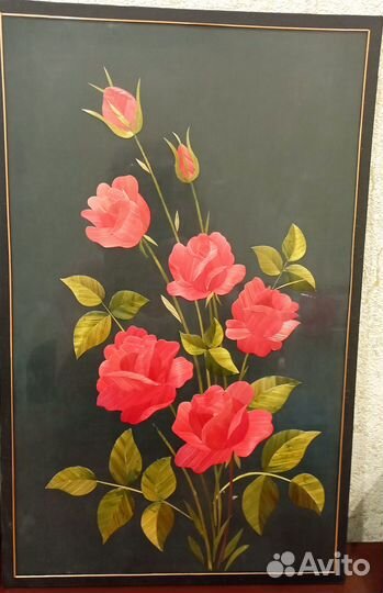 Панно из соломки СССР