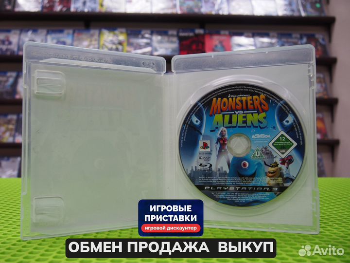 Игра для PlayStation 3 Monsters vs. Aliens Б/у