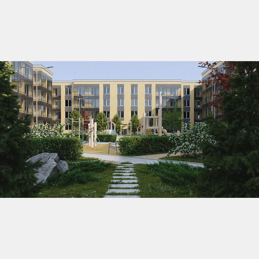 1-к. квартира, 43,9 м², 1/4 эт.