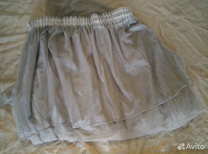 Тюль тёмно серая