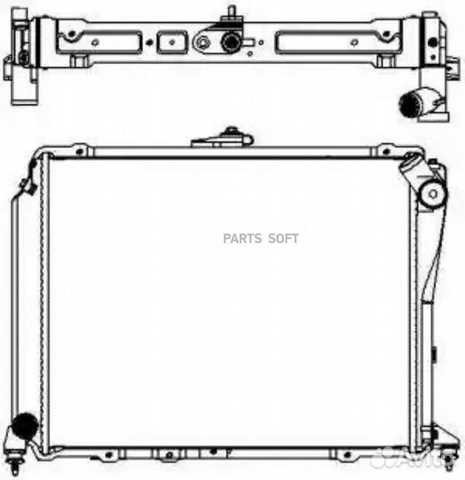 Радиатор toyota Hiace 95