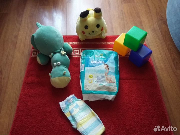 Памперсы-трусики для плавания, 9-15кг