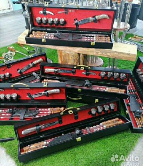 Шашлычный набор подарочный набор шампура