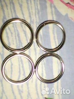 Шторные кольца металл. и пластиковые в ванну