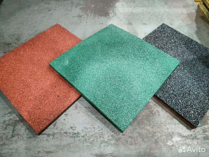 Резиновая плитка 500х500,резиновое покрытие