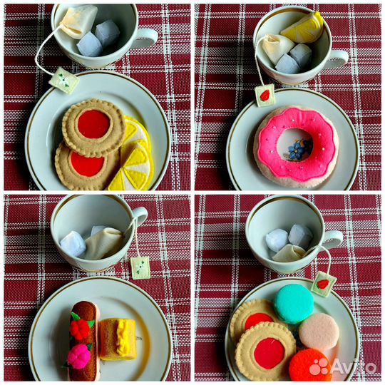 Сладости из фетра